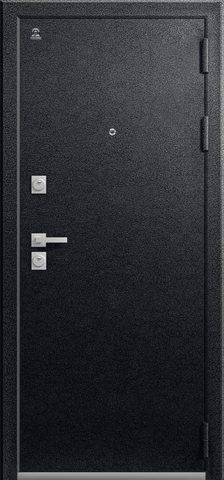Теплая дверь входная Центурион С-101 (2026), 2 замка, 2 мм металл, (черный муар+белый кашемир) #2