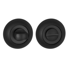 Завертка круг Пунто BK6.R.TL54 (BK6 TL) BL-24, цвет черный алюминий к ручкам R.TL54.BLADE (BLADE TL) BL-24 (гарантия - 6 месяцев)