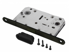 Замок сантехнический магнитный Ренц INLBM 5096 pl Black, цвет черный (гарантия - 12 месяцев)