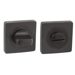 Завертка квадрат Пунто BK6.K.ZQ51 (BK6 ZQ ) BL-24, цвет черный ZAMAK к ручкам K.ZQ51.INTEGRA (INTEGRA ZQ) BL-24 (гарантия - 12 месяцев)