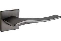 Ручка квадрат Ренц Латина INDH 322-03 slim MBN, цвет никель черный матовый(графит), ЦАМ (гарантия - 10 лет)