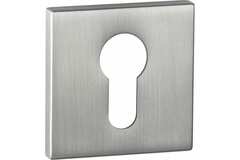 Накладка квадрат на цилиндр Ренц INET 03 slim SN, цвет никель матовый (гарантия - 12 месяцев)