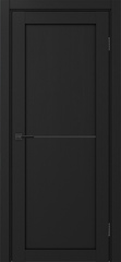 Дверь межкомнатная Оптима Порте Турин 502.11 АПП молдинг SB, цвет антрацит, экошпон, глухая