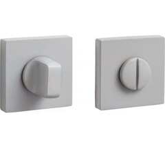 Завертка квадрат Ренц INBK 03 Grey, цвет серый к ручкам Рим INDH 53-03 Grey, Лана INDH 95-03 Grey (гарантия - 12 месяцев)