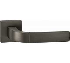 Ручка квадрат Пуэрто INAL 536-03 MBN, цвет никель черный матовый(графит), алюминий (гарантия - 8 лет)