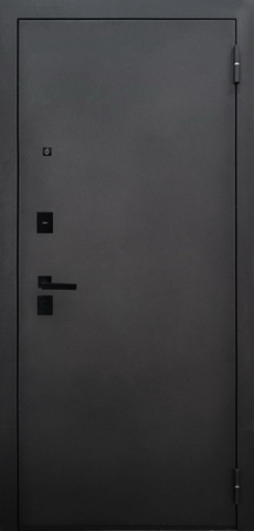 Теплая дверь входная Аргус Блэк Александра, 2 замка, 2 мм металл, (черный муар+белая лиственница) #2