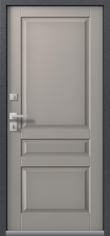 Термодверь входная Центурион Т-2 (2025), 2 замка, 2 мм металл, (антрацит муар+грей кашемир) #3