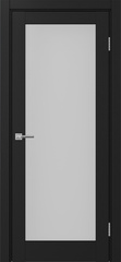 Дверь межкомнатная Оптима Порте Турин 501.2, цвет антрацит, экошпон, стекло мателюкс