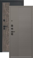 Теплая дверь входная Центурион С-112 (2026), 2 замка, 2 мм металл, (черный муар/черный кварц/мокко орех+базальт кашемир)