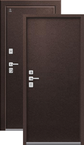 Термодверь входная Центурион Т-3 (2025), 2 замка, 1,4 мм металл, (шоколад муар+шоколад муар)
