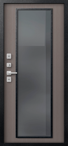 Термодверь входная Центурион Т-21 (2025), 2 замка, 1,2 мм металл, (черный муар+грей ясень софт) #3