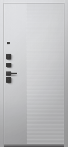 Теплая дверь входная Центурион С-112 (2026), 2 замка, 2 мм металл, (черный муар/черный кварц/мокко орех+белый кашемир) #3