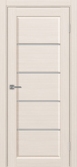 Дверь межкомнатная Оптима Порте Сицилия 710.12, цвет перламутровый ясень, экошпон, стекло мателюкс