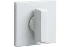 Завертка квадрат Пуэрто INBK AL 03 slim MSW, цвет белый супер матовый к ручкам Куббаито INAL 541-03 slim MSW, Эспрессо INAL 542-03 slim MSW (гарантия - 12 месяцев)