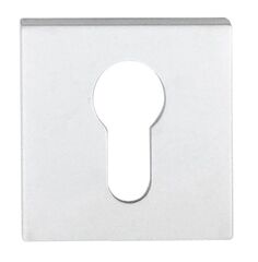 Накладка квадрат на цилиндр Пуэрто INET AL 03 slim MSW, цвет белый супер матовый (гарантия - 12 месяцев)