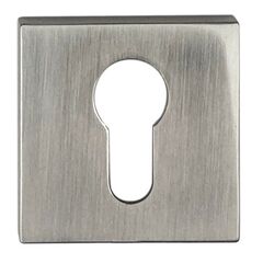 Накладка квадрат на цилиндр Пуэрто INET AL 03 slim SN, цвет никель матовый (гарантия - 12 месяцев)