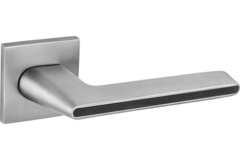 Ручка квадрат Пуэрто Романо INAL 556-03 slim SSC/B, цвет хром супер сатин/черный (гарантия - 8 лет)