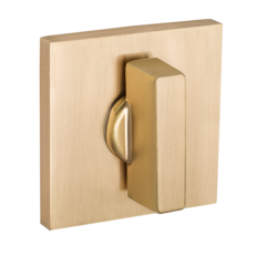 Завертка квадрат Пуэрто INBK AL 03 slim SSG, цвет золото матовое сатинированное к ручкам Гляссе INAL 555-03 slim SSG (гарантия - 12 месяцев)