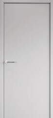 Дверь межкомнатная Альберо (Фрегат) Стиль (Эмаль) Стиль Флэт (с врезкой под замок), цвет серый, эмаль, глухая