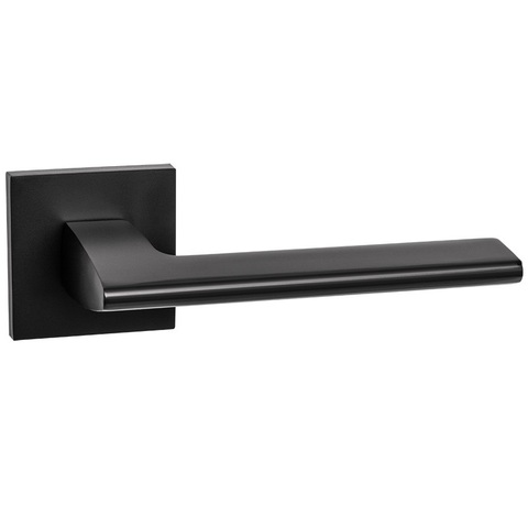 Комплект фурнитуры сантехнический SET K.JS51.MARCO (MARCO JS) P72-50 4BB Black (ручка Аякс, защелка с/у Фуаро, завертка Аякс, петли Фуаро), цвет черный (гарантия - 12 месяцев) #2