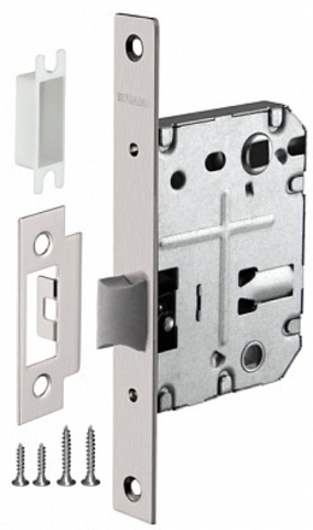 Комплект фурнитуры сантехнический SET K.JS51.MARCO (MARCO JS) P72-50 4BB SN (ручка Аякс, защелка с/у Фуаро, завертка Аякс, петли Фуаро), цвет никель матовый (гарантия - 12 месяцев) #4