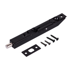 Ригель торцевой Фуаро RIGEL16-140 (FB 140-16) BL-24, цвет черный (гарантия - 6 месяцев)