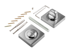 Завертка квадрат Пуэрто INBK AL 02 CP, цвет хром (гарантия - 12 месяцев)