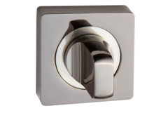 Завертка квадрат Пуэрто INBK AL 02 BN/SN, цвет никель черный/никель матовый (гарантия - 12 месяцев)